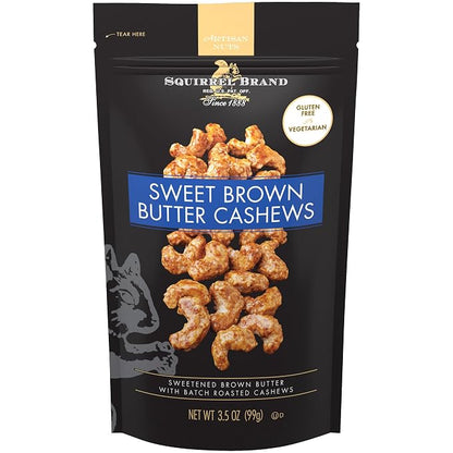 Squirrel Brand Sweet Brown Butter Cashews bag