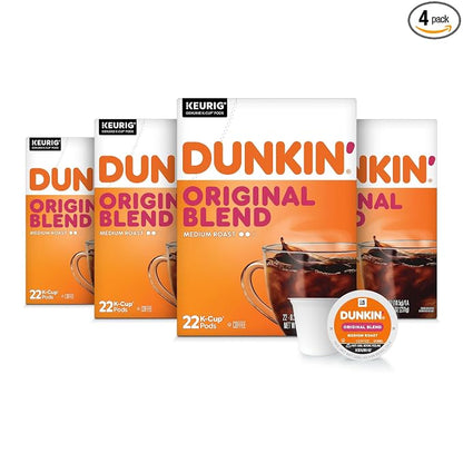 Dunkin’ Original Blend Medium Roast K-Cup Pods 88 count