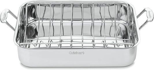 Cuisinart stainless steel roasting pan with rack