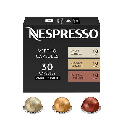 Nespresso Vertuo Barista flavored 30-count coffee pods