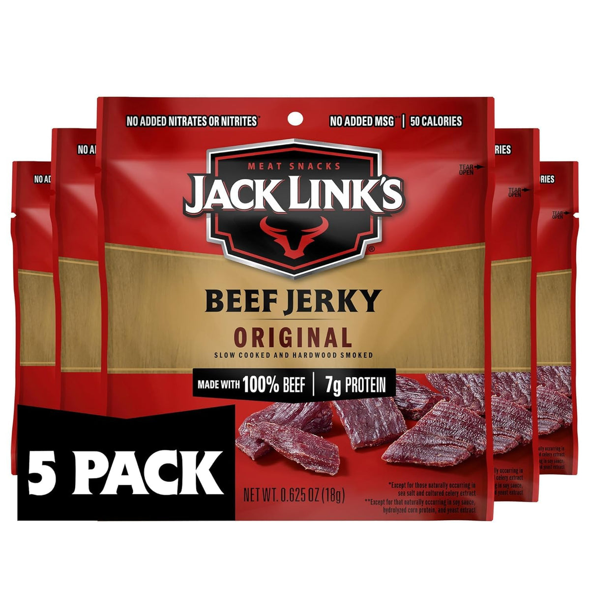 Jack Link's beef jerky multipack snack bags