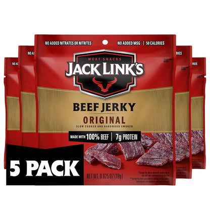 Jack Link's beef jerky multipack snack bags