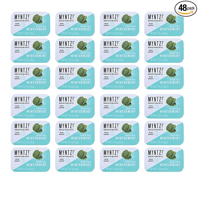 Myntz Blast sugar free Wintermynt breath mints 48 pack