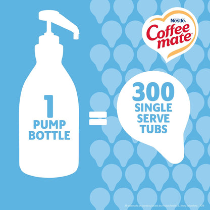 Coffee Mate shelf-stable creamer pump bottle