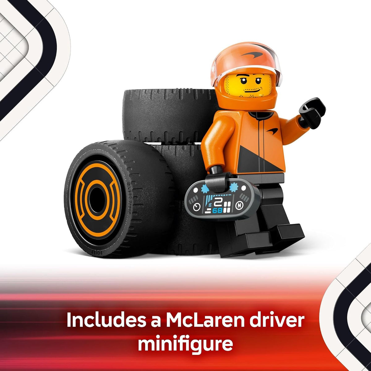 LEGO City F1 collectible model car kit