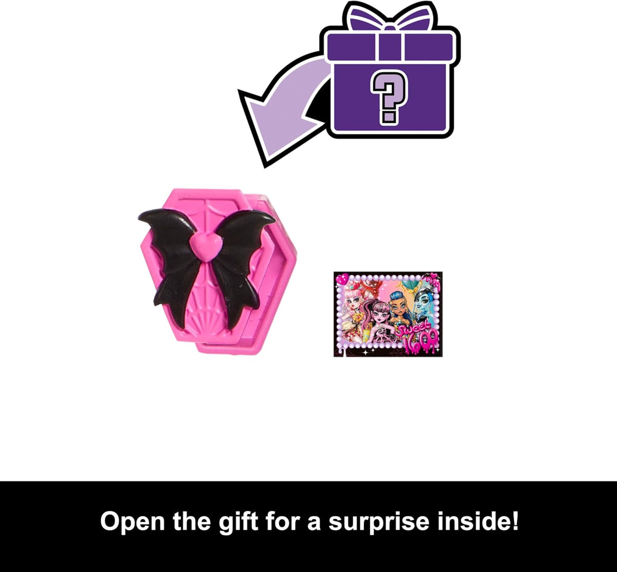Draculaura birthday-themed doll for display or play