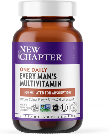 Men's daily multivitamin tablets 72 count
