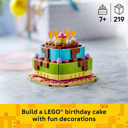 LEGO cake opens to reveal hidden flowers