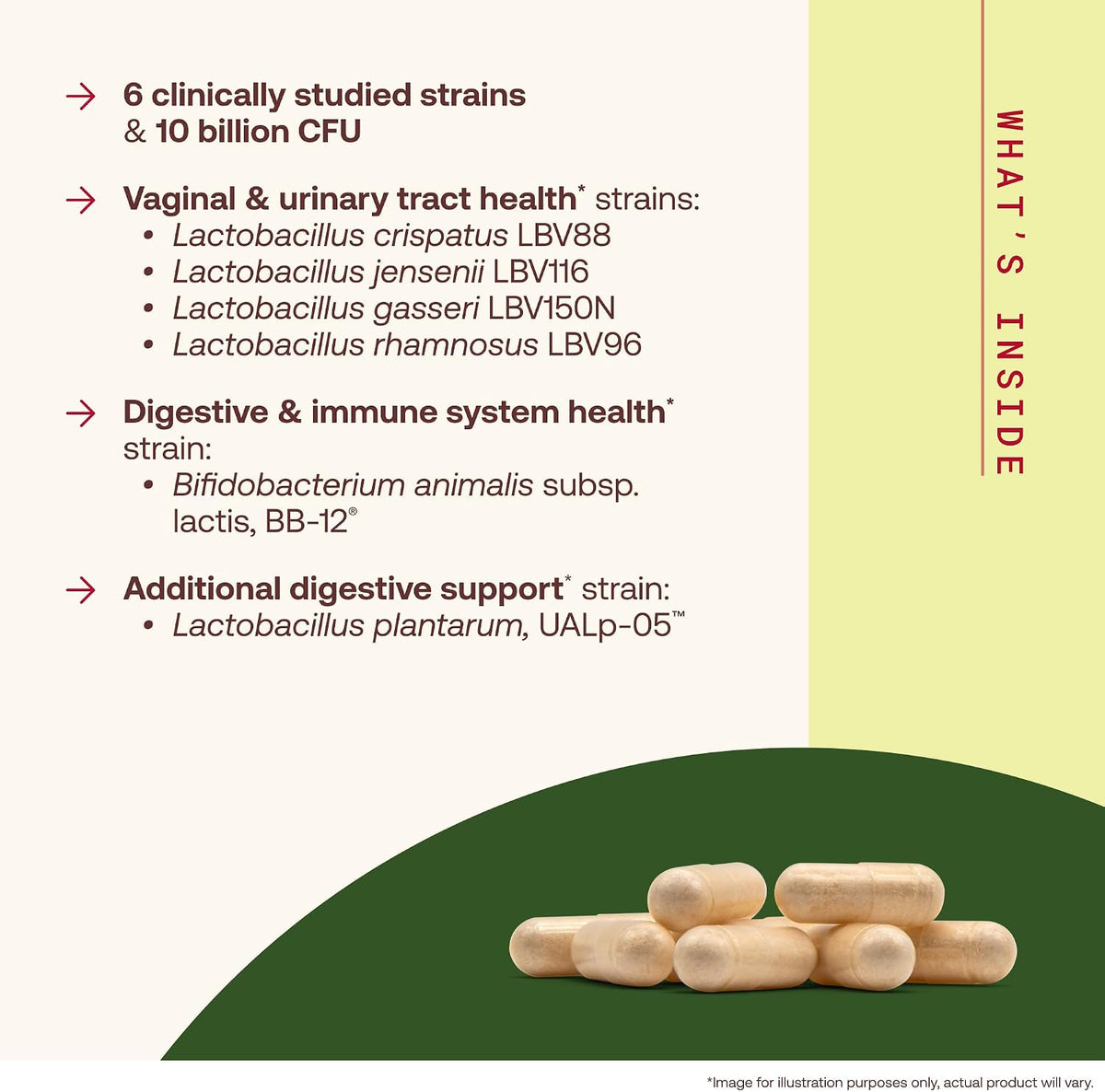 Fem-Dophilus Advanced vegan gluten-free probiotic capsules