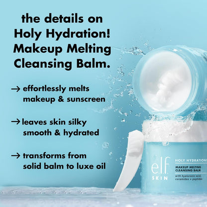 Holy Hydration! face cleansing balm with ceramides and peptides