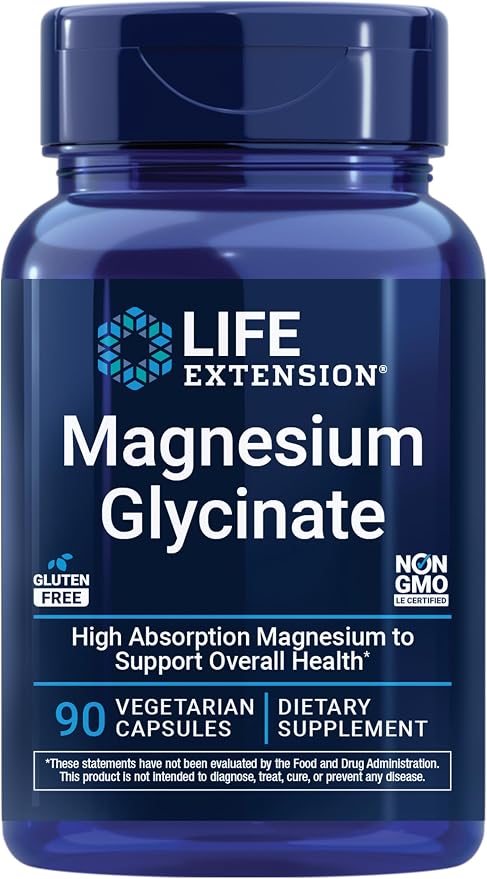 Life Extension Magnesium Glycinate 90 capsules bottle