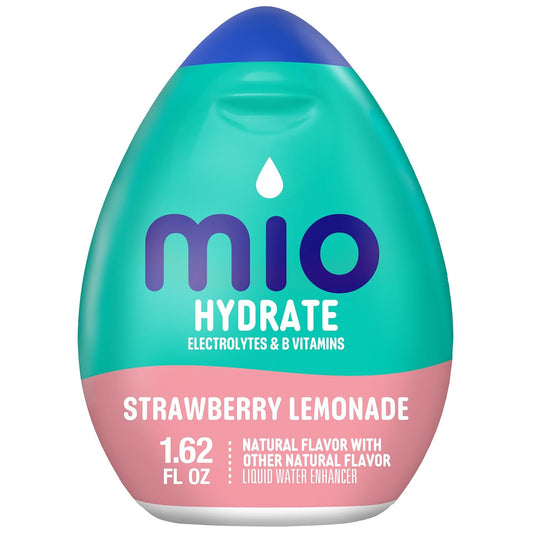 Mio Strawberry Lemonade electrolyte water flavoring drops