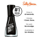 Sally Hansen Insta-Dri long-lasting black nail color