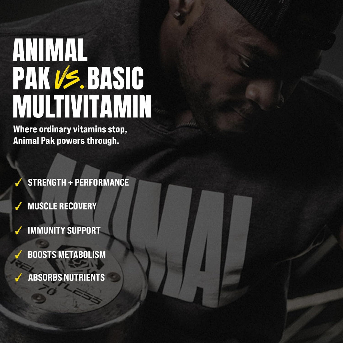 Animal Pak performance supplement formula details