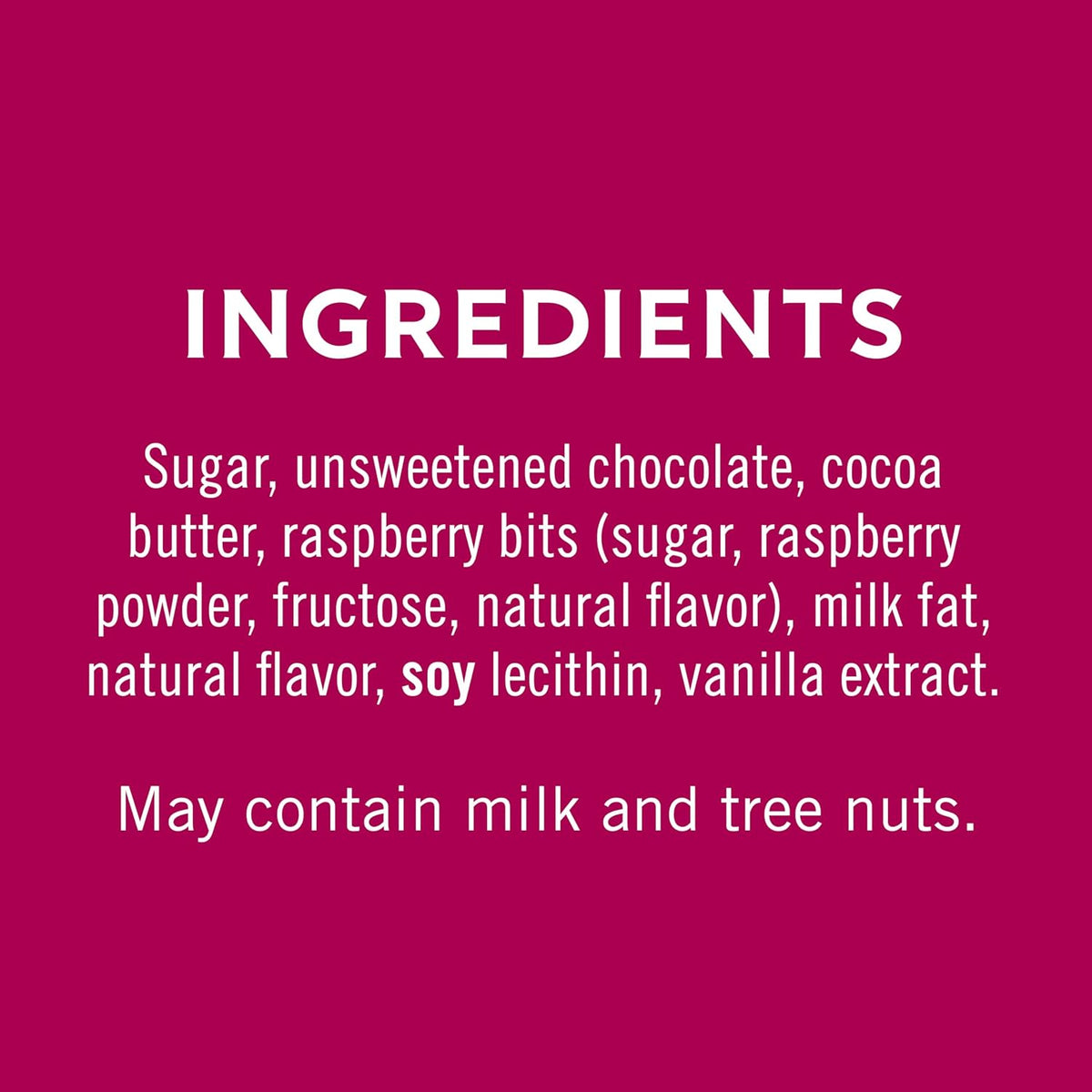 Ghirardelli Intense Dark raspberry chocolate snack bar