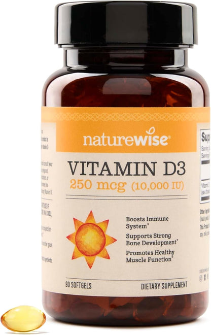 NatureWise Vitamin D3 supplement facts label