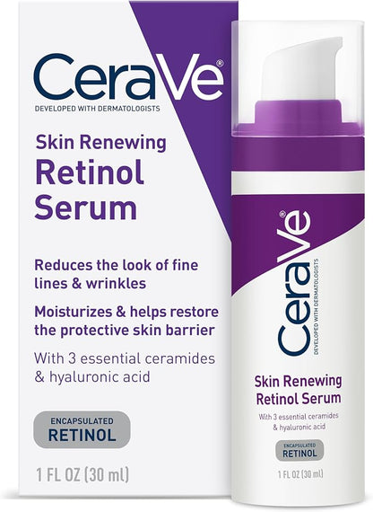 CeraVe retinol serum for face bottle