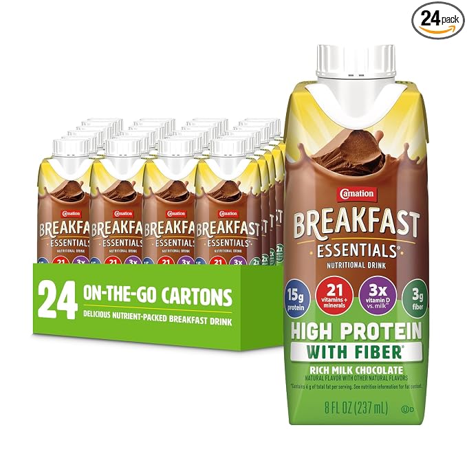 Carnation Breakfast Essentials High Protein Chocolate 24 pack