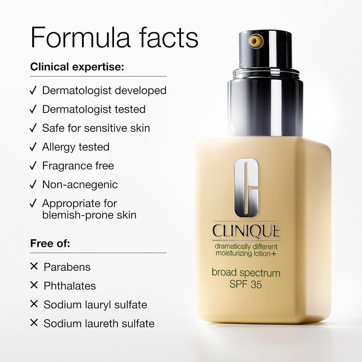 Clinique lightweight face lotion