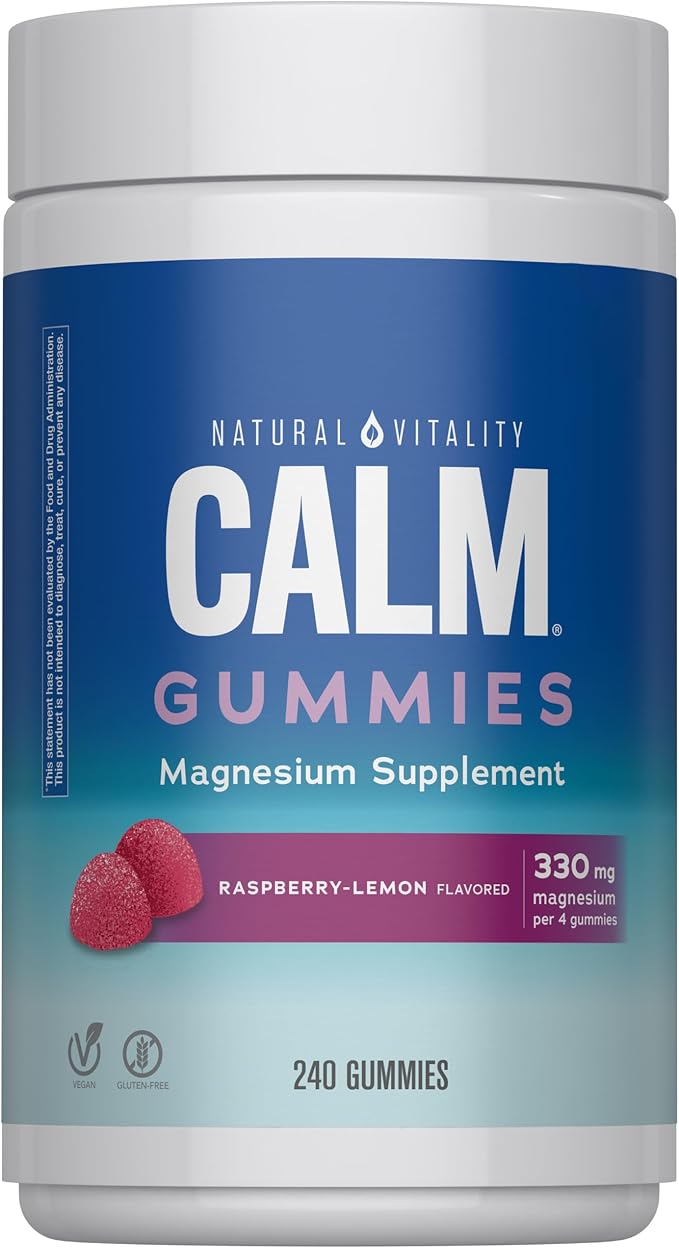 Natural Vitality Calm Magnesium Gummies bottle