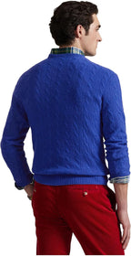POLO RALPH LAUREN Men's Cable-Knit 1/4 Zip Sweater