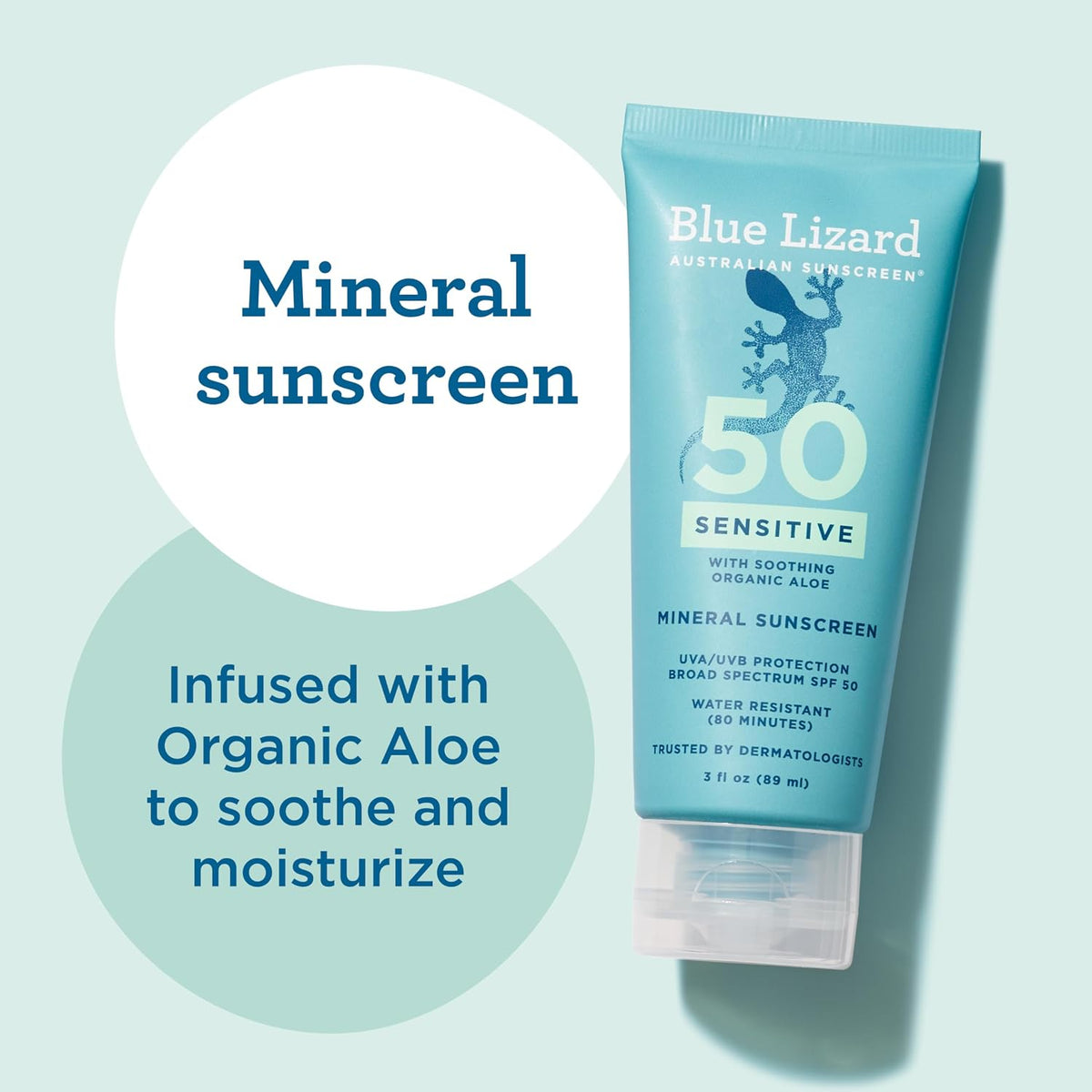 Reef-conscious Blue Lizard mineral body sunscreen