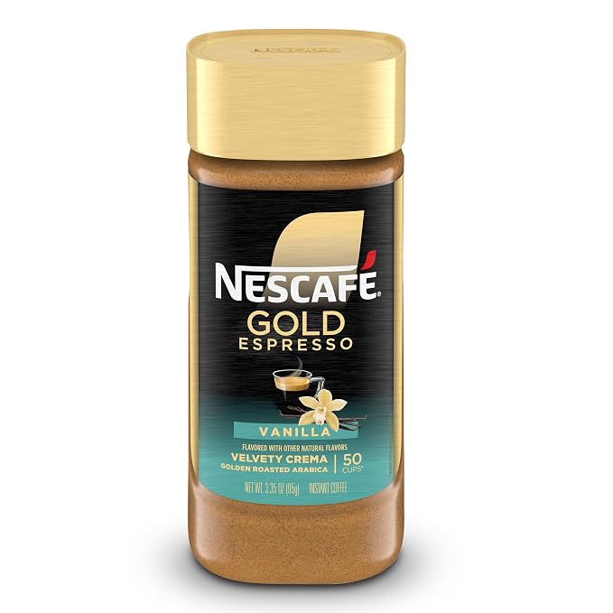 Nescafe Gold vanilla instant espresso jar 95g