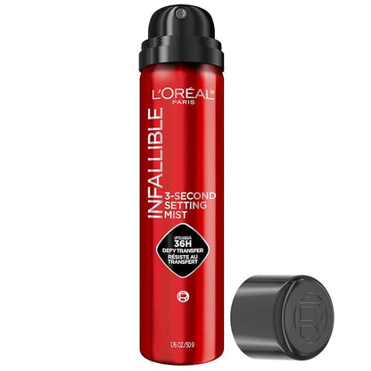 L'Oreal Paris Infallible 3-Second Setting Spray bottle