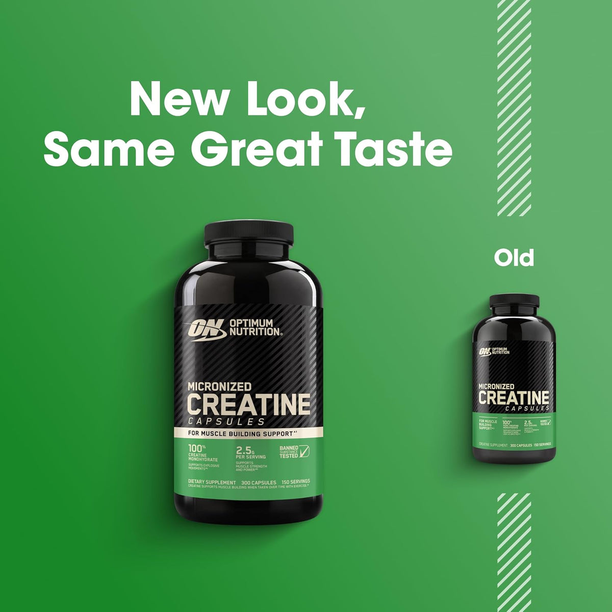 Micronized creatine monohydrate capsules for women and men