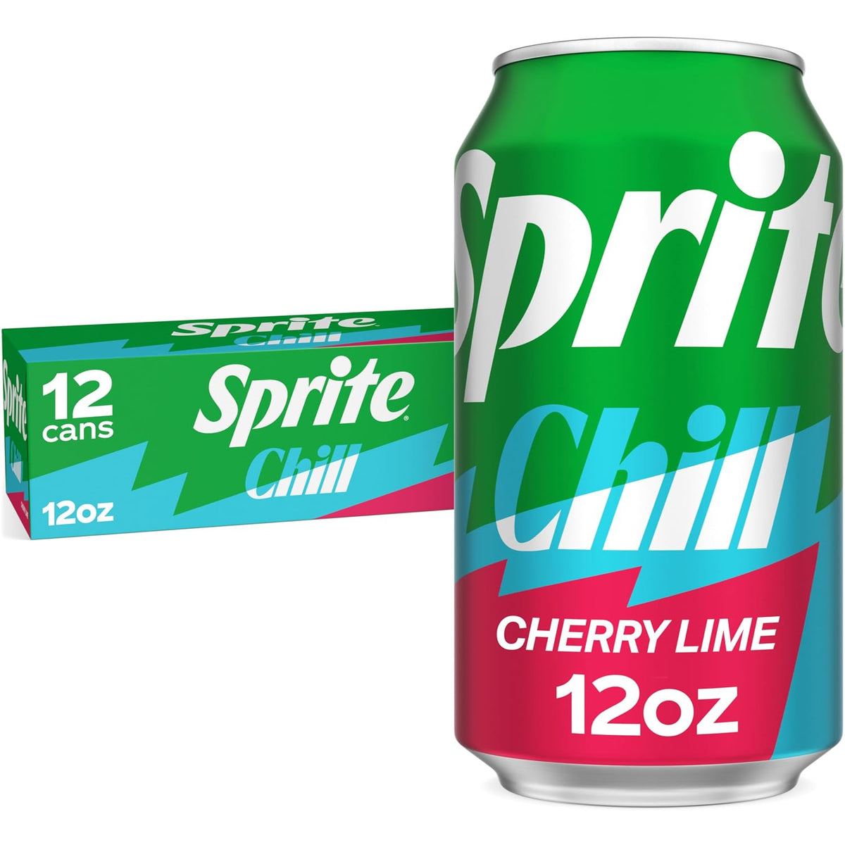 Sprite Chill Cherry Lime soda multipack packaging