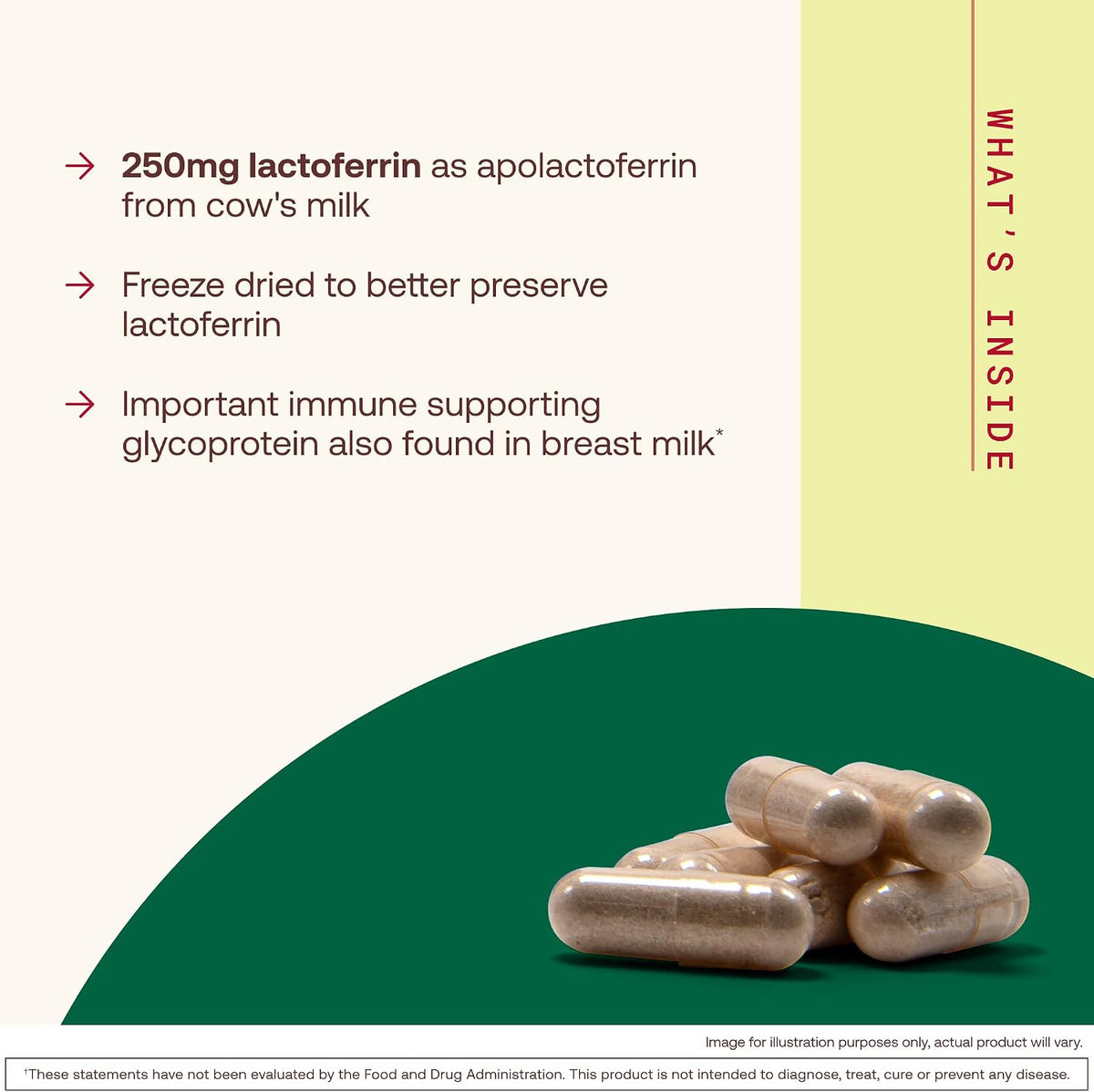 Jarrow Formulas gluten free non-GMO lactoferrin supplement