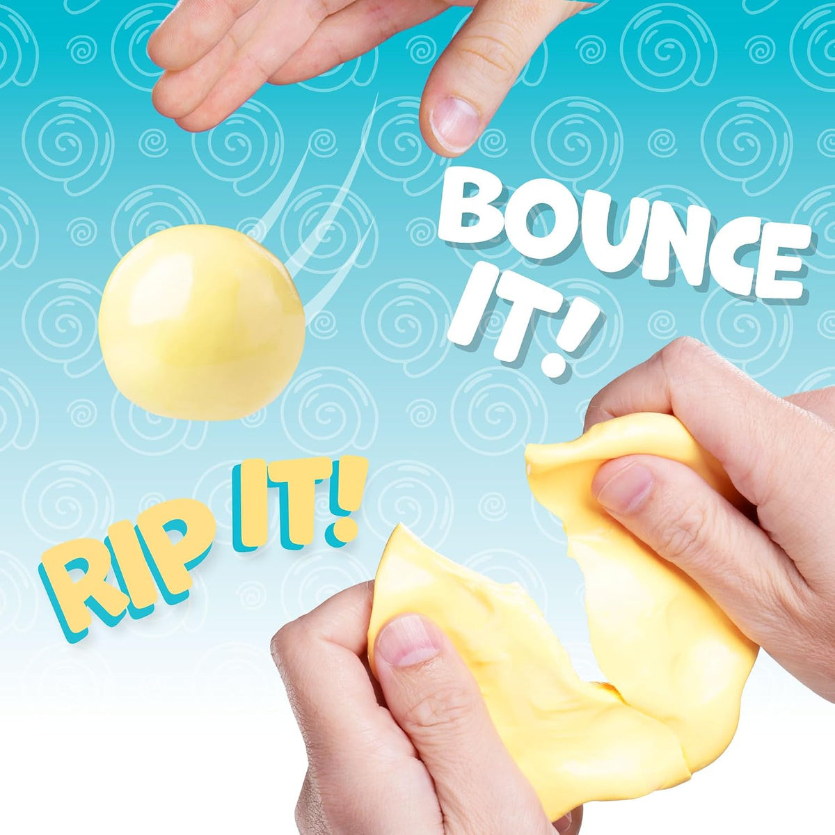 Smooth yellow putty in a compact tin
