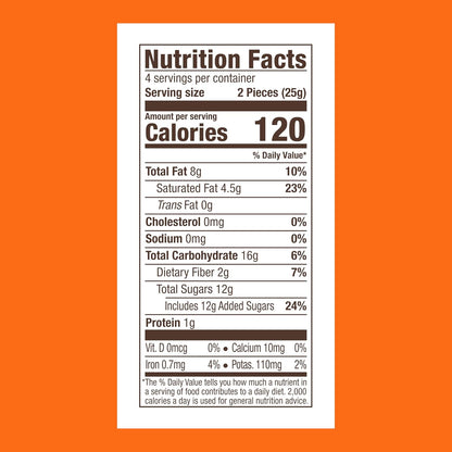 Dark chocolate bar with zesty blood orange flavor