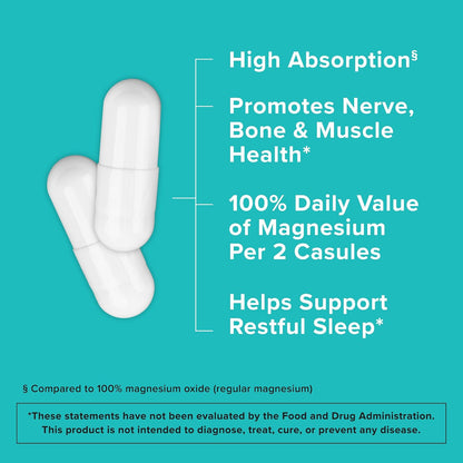 Qunol extra strength magnesium bottle detail
