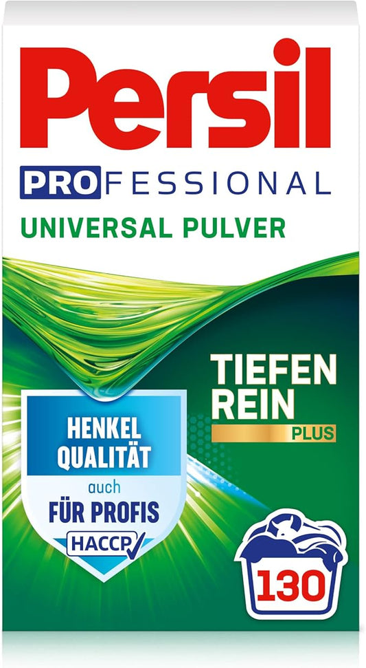 Brand: Henkel — Persil Professional Universal Powder (130 Loads), Detergent Large Pack Also for Professionals, Full Detergent