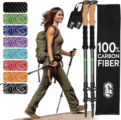 Hiker Hunger Outfitters carbon fiber trekking poles