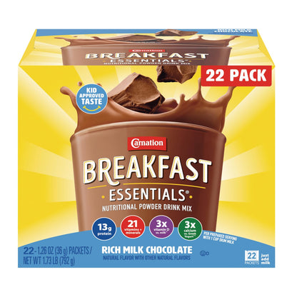 Carnation Breakfast Essentials Rich Milk Chocolate powder drink mix