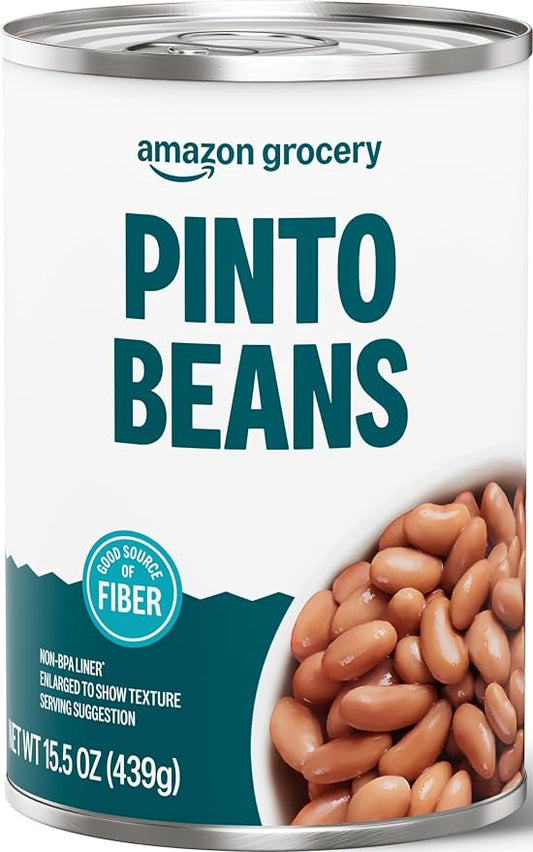 Amazon Grocery canned pinto beans, 15.5 ounces