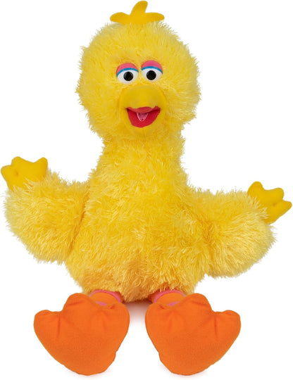 Soft yellow Big Bird Muppet plush for ages 1 and up