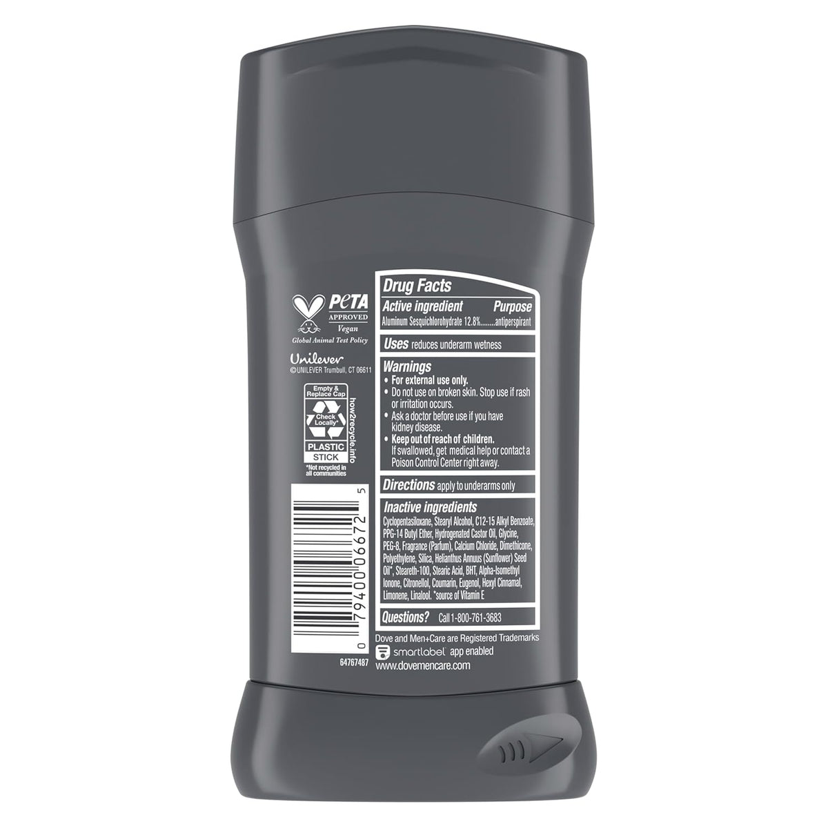 Dove Men+Care antiperspirant deodorant 2.7 oz stick