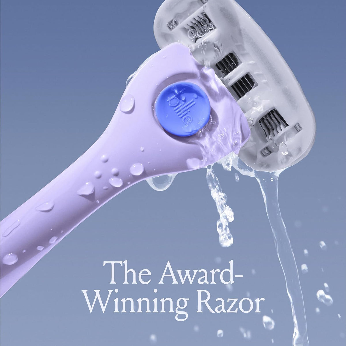 Billie DreamPop razor refills with aloe shave soap