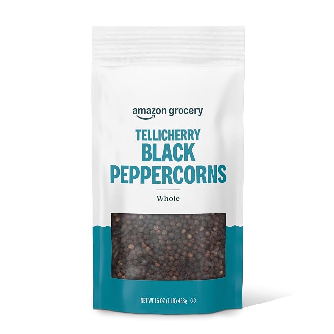 Happy Belly Tellicherry whole black peppercorn 16 ounce bag