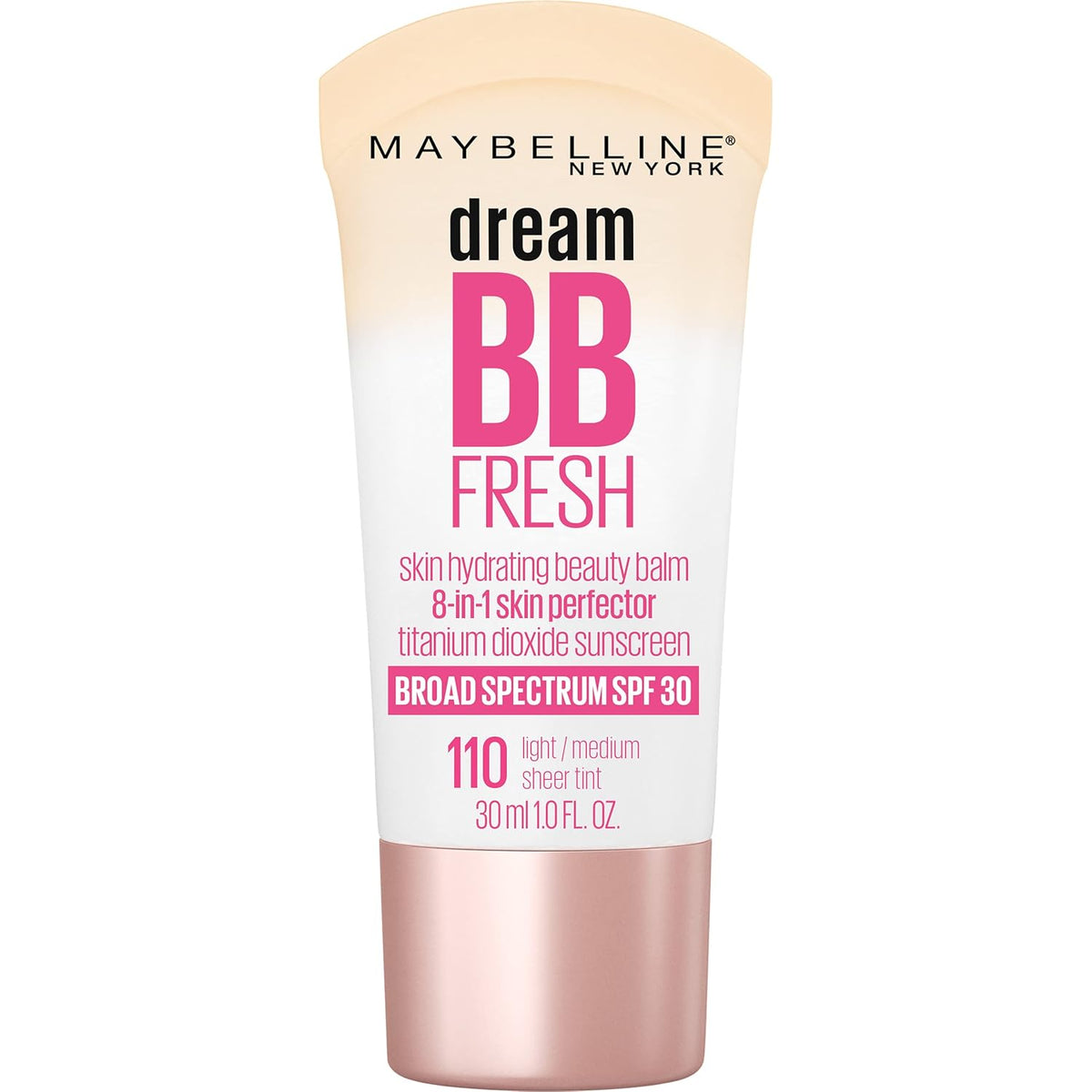 Maybelline hydrating BB cream sheer tint makeup