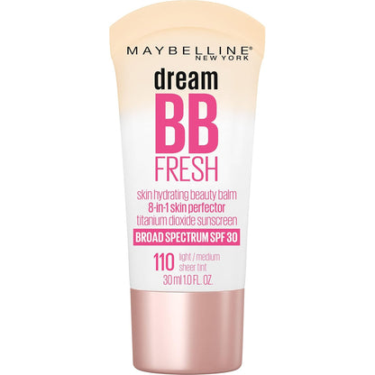 Maybelline hydrating BB cream sheer tint makeup
