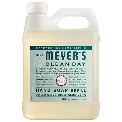 Mrs. MEYER'S Clean Day hand soap refill Birchwood scent