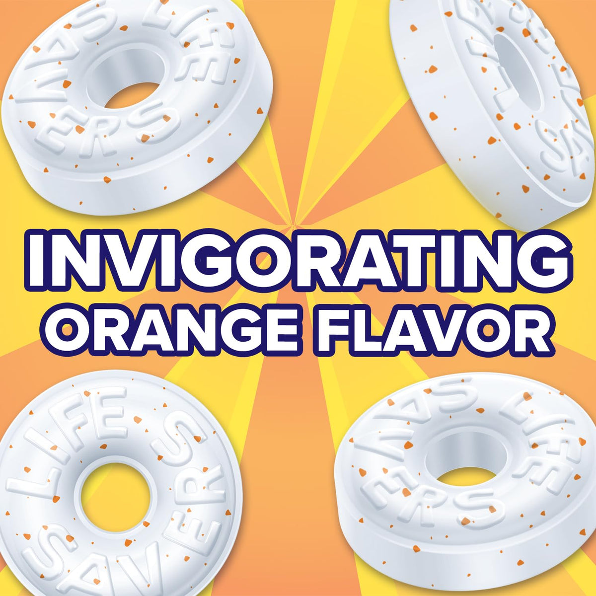 Bulk orange mint candy for pantry stocking