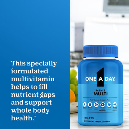 200 count ONE A DAY men’s multivitamin packaging