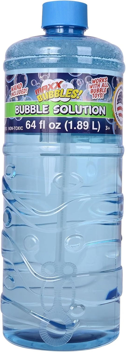 Made in USA non-toxic bubble solution bottle
