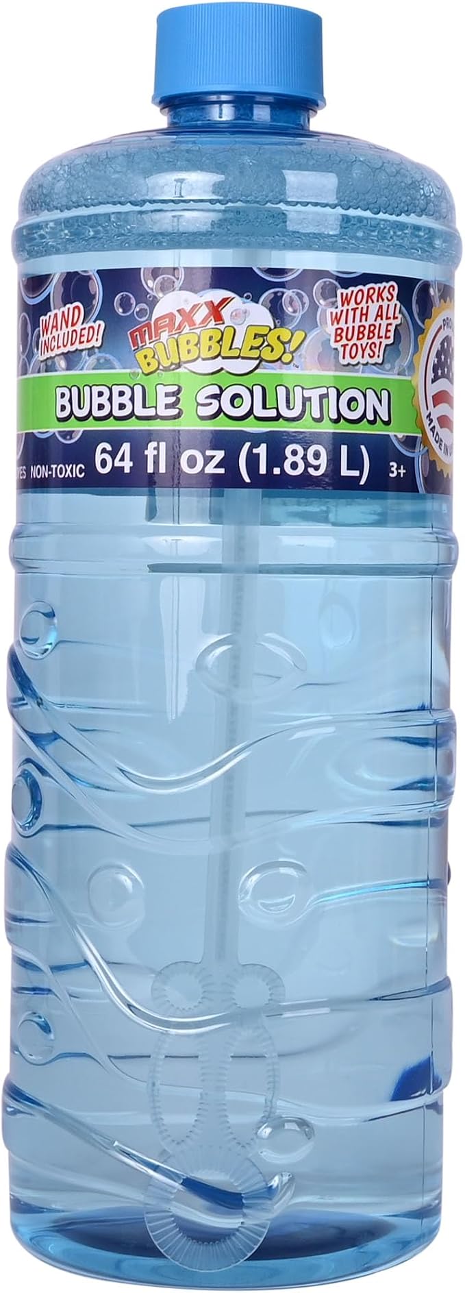 Sunny Days 64oz bubble solution refill with wand