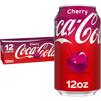 Coca-Cola Cherry 12 fl oz soda cans